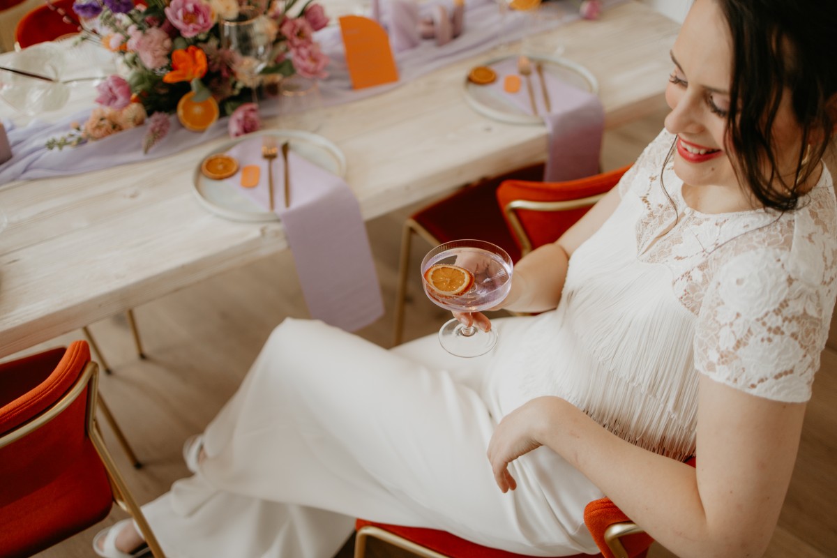 Styled shoot - durf te kleuren met Raw Authentic Weddings